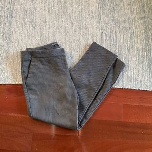 Express Charcoal Pinstripe Dress Pants